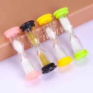 Děti šťastný čas 5 minut malý plastový mini minutu minutovou skleněnou minuty časovač písku